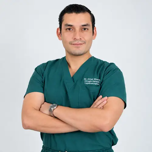 Dr. Omar Rivera, cirujano general y laparoscópico